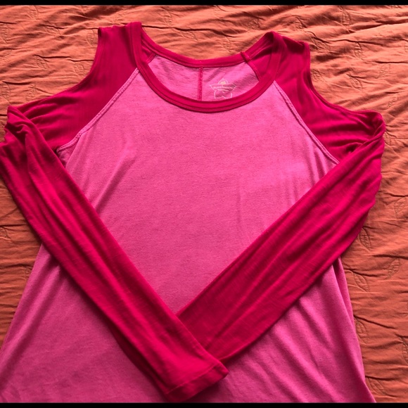 NWOT*PURE KARMA COLD SHOULDER TEE SHIRT*SOFT*NEVER WORN*NEW*MSRP $49 - Picture 6 of 7